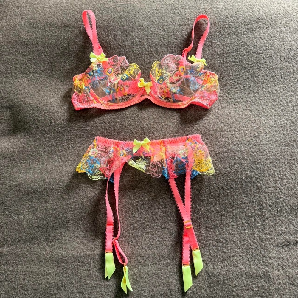 Agent Provocateur Floral Lingerie Set